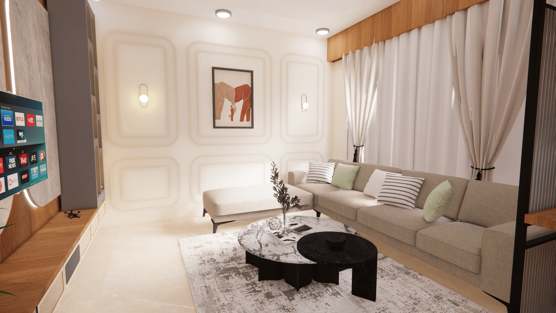 Composed Living Room