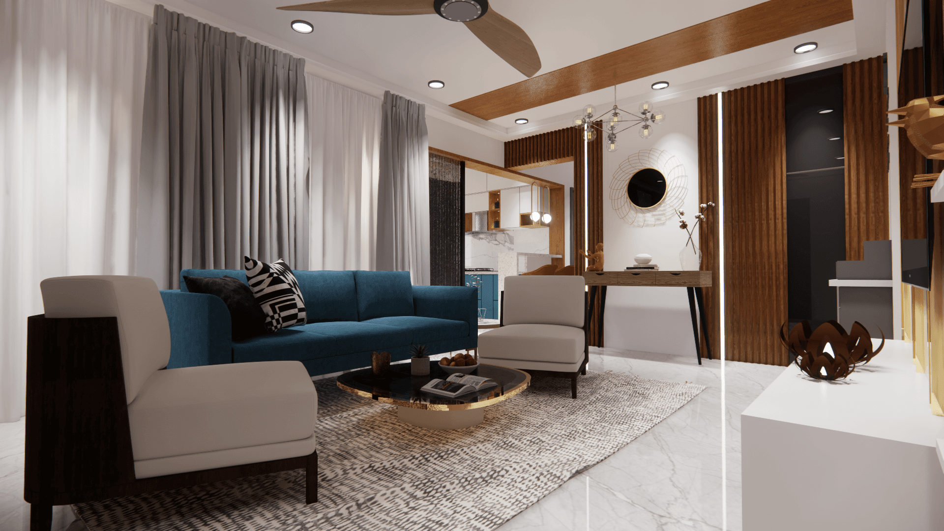 Modern Living Space 3