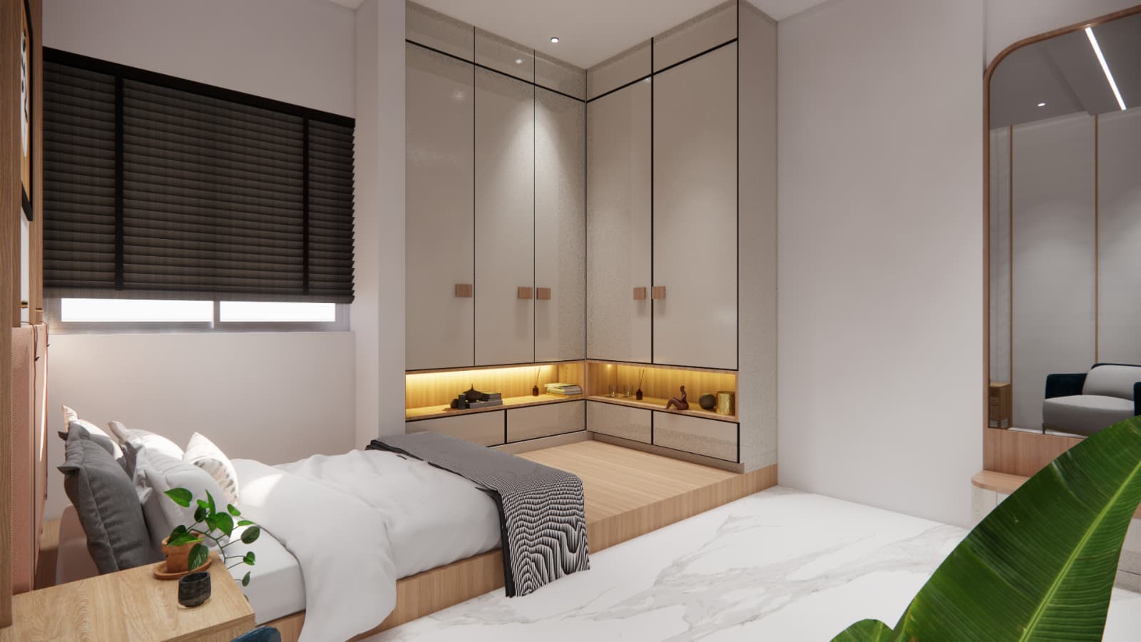 Tranquil Minimalist Bedroom