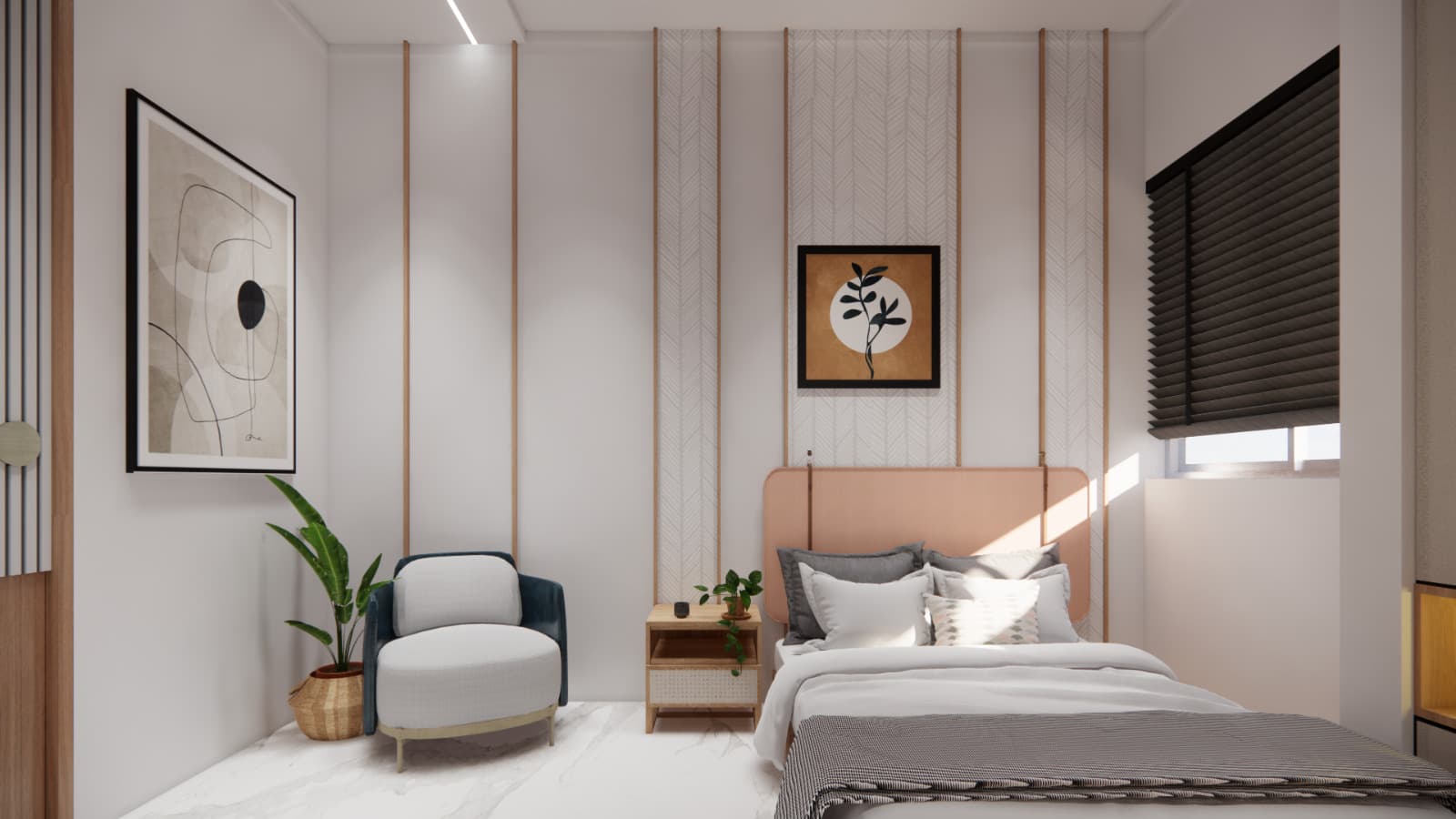 Tranquil Minimalist Bedroom 4